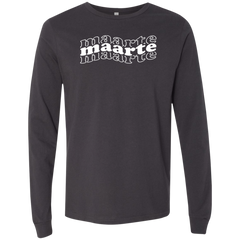 Maarte in Triple Unisex Jersey Long Sleeve T-Shirt