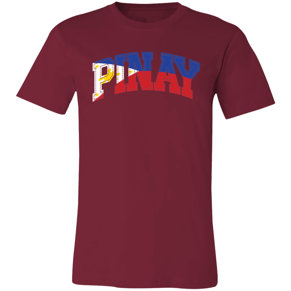 Pinay with Flag Embedded Unisex Jersey T-Shirt