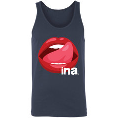 Tongue Ina Unisex Cotton Tank Top