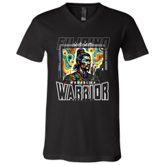 Filipino Warrior Distressed Unisex Jersey V-Neck T-Shirt