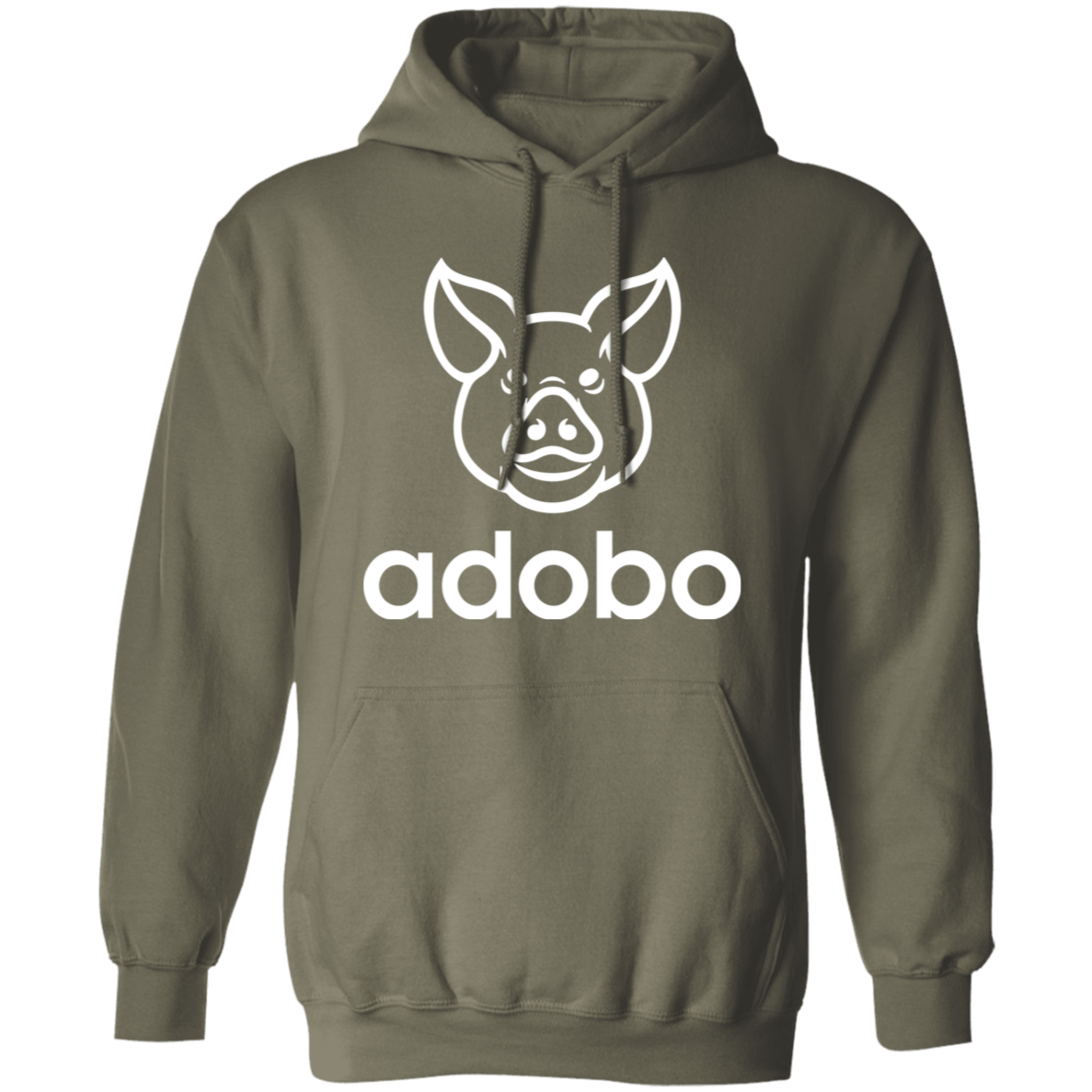 Adobo Pig Head Unisex Pullover Hoodie