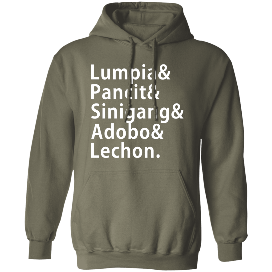 Lumpia Pancit Sinigang Adobo Lechon Unisex Pullover Hoodie