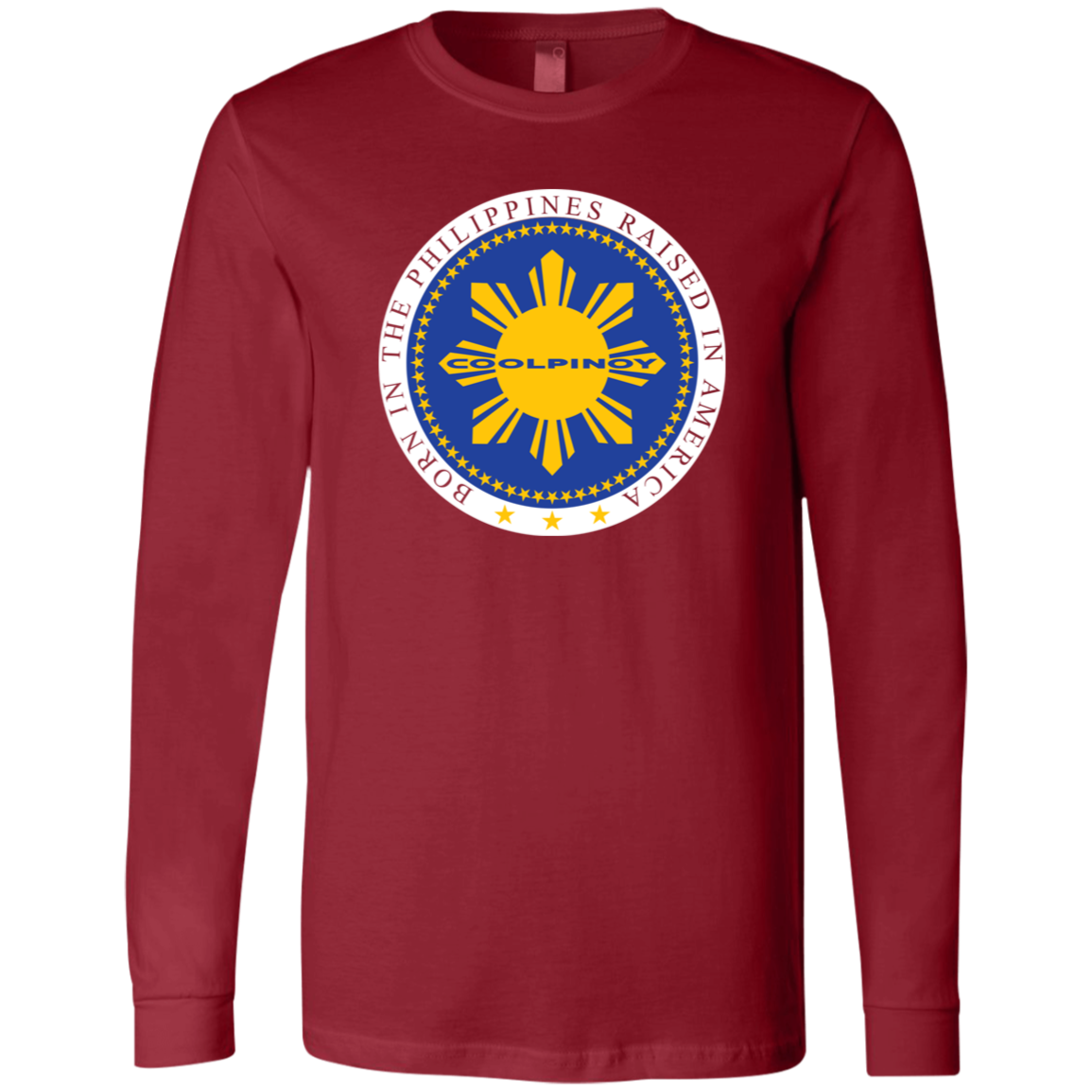 Born in the Philippines Unisex Jersey Long Sleeve T-Shirt