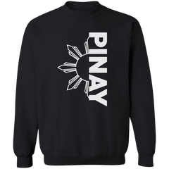 Pinay in Vertical Half Sun Unisex Crewneck Pullover Sweatshirt