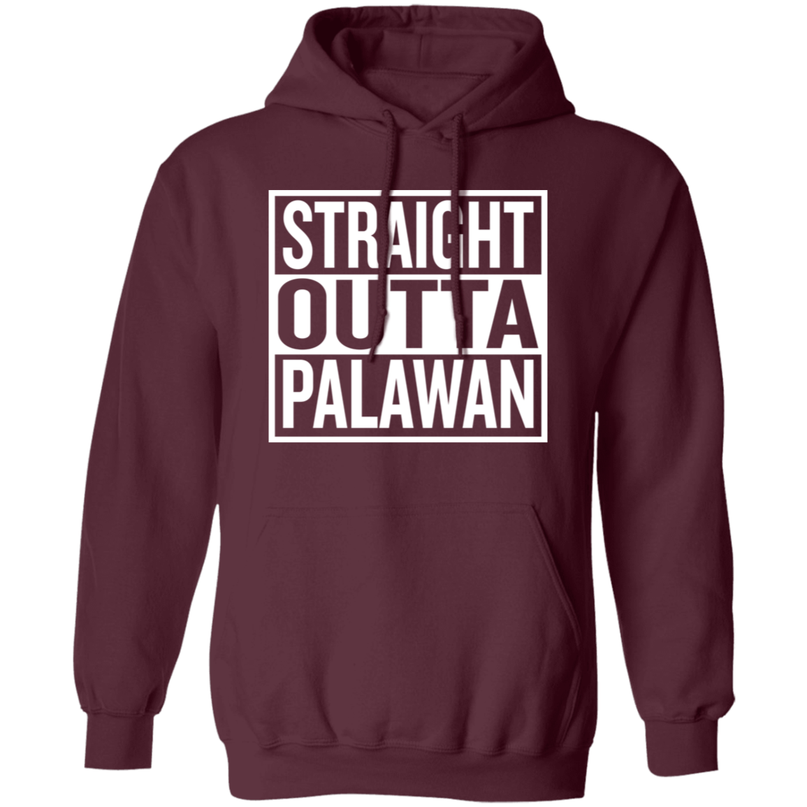 Straight Outta Palawan Unisex Pullover Hoodie