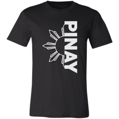 Pinay in Vertical Half Sun Unisex Jersey T-Shirt