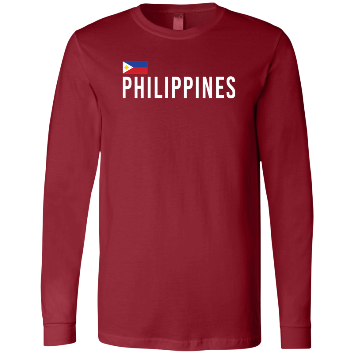 Team Philippines Unisex Jersey Long Sleeve T-Shirt