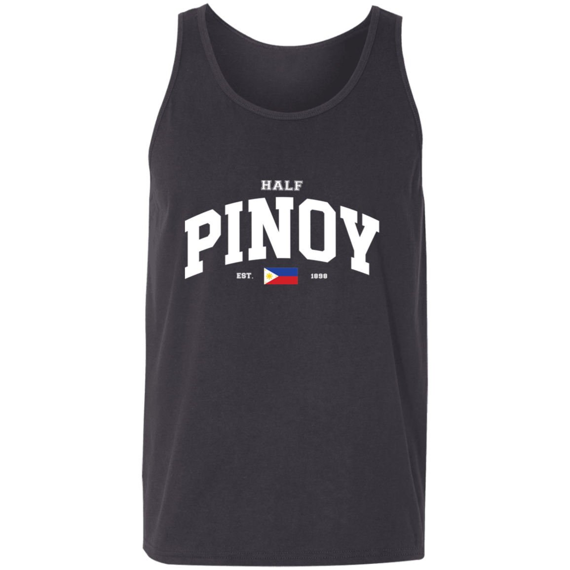 Half Pinoy Unisex Cotton Tank Top