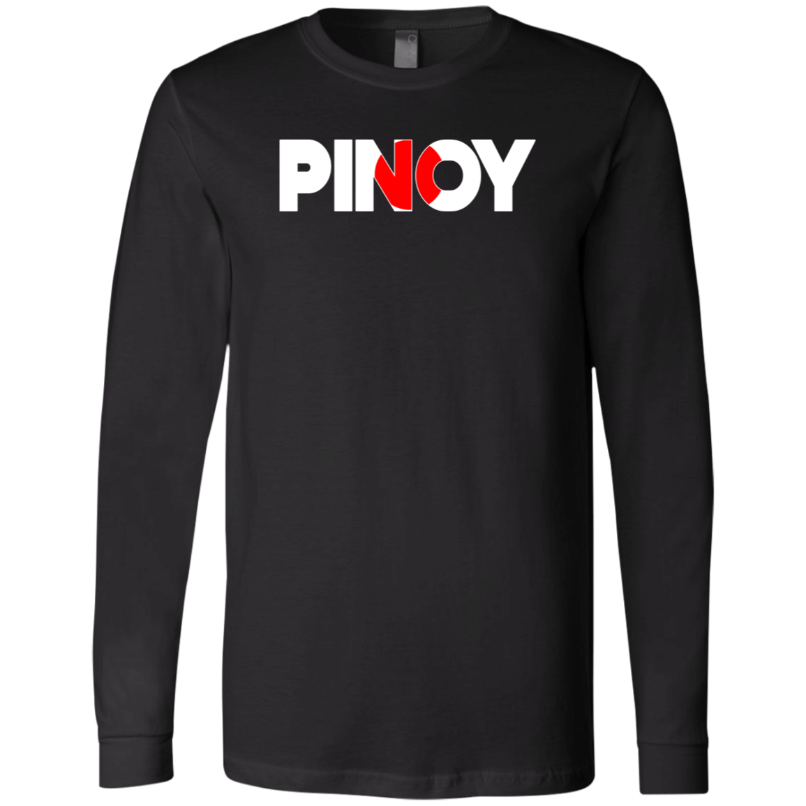 Pinoy Japan Flag Unisex Jersey Long Sleeve T-Shirt