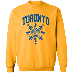 Toronto with Sun and Stars Unisex Crewneck Pullover Sweatshirt