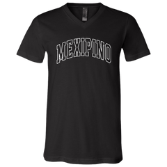 Mexipino Unisex Jersey V-Neck T-Shirt