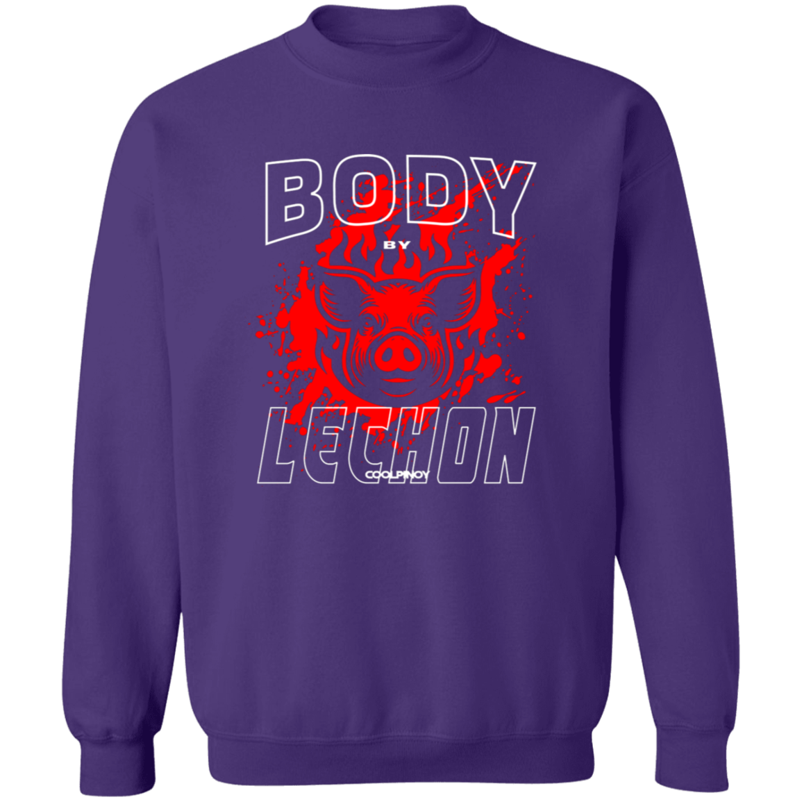 Body By Lechon Unisex Crewneck Pullover Sweatshirt