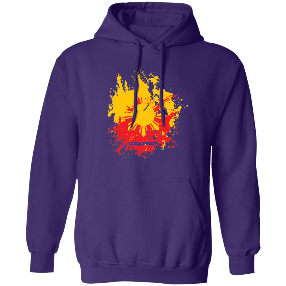 Sun and Stars Splashed Unisex Pullover Hoodie