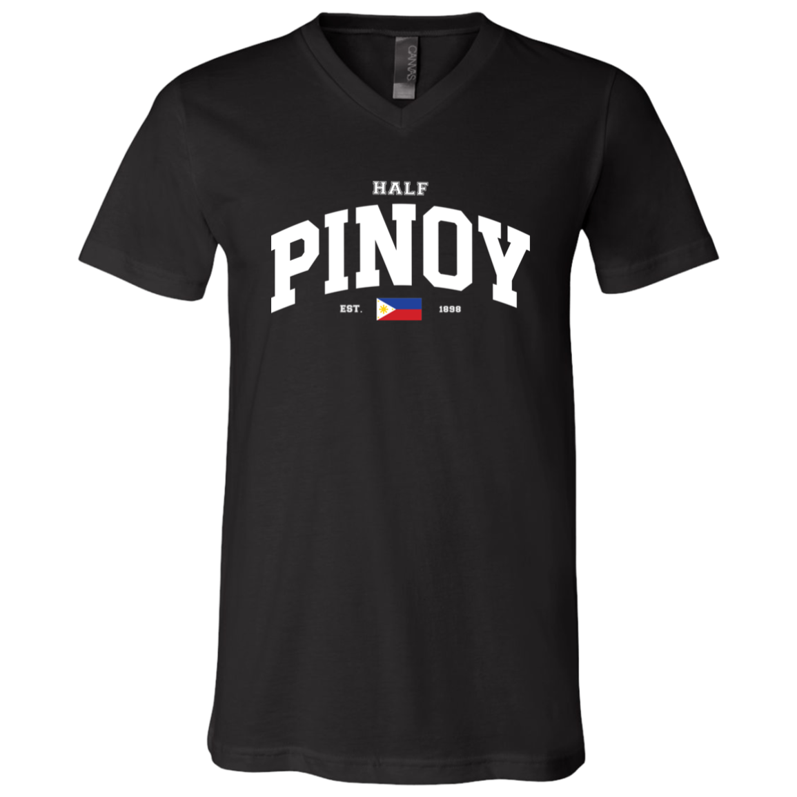 Half Pinoy Unisex Jersey V-Neck T-Shirt