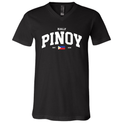 Half Pinoy Unisex Jersey V-Neck T-Shirt