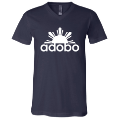 Adobo Half Sun Unisex Jersey V-Neck T-Shirt