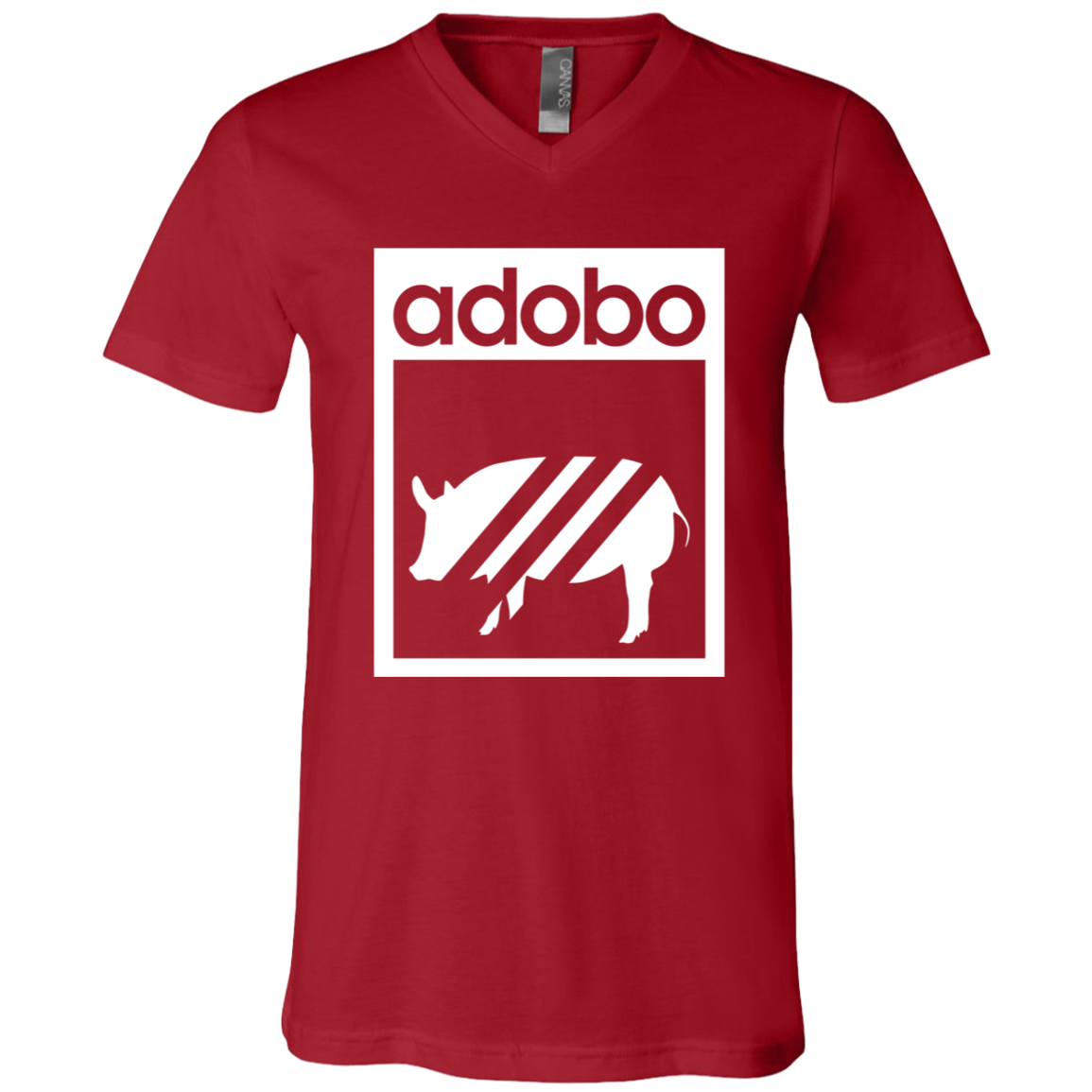 Pork Adobo Unisex Jersey V-Neck T-Shirt