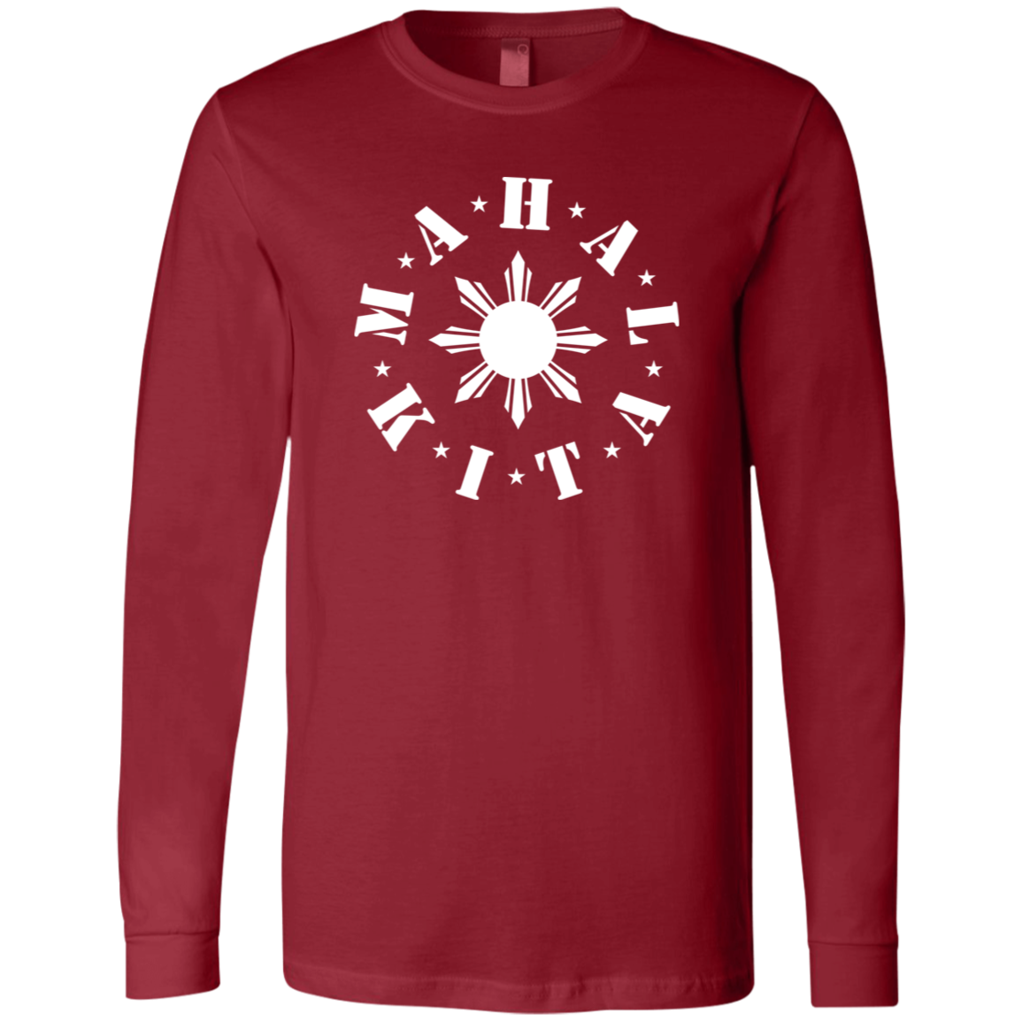 Mahal Kita In Circle Sun Unisex Jersey Long Sleeve T-Shirt