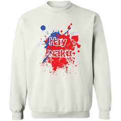 Hay Naku Splatter Unisex Crewneck Pullover Sweatshirt