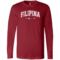 Filipina Est 1898 Unisex Jersey Long Sleeve T-Shirt
