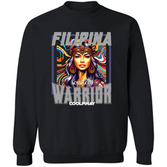 Filipina Warrior Beauty Unisex Crewneck Pullover Sweatshirt