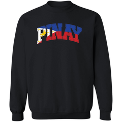 Pinay with Flag Embedded Unisex Crewneck Pullover Sweatshirt