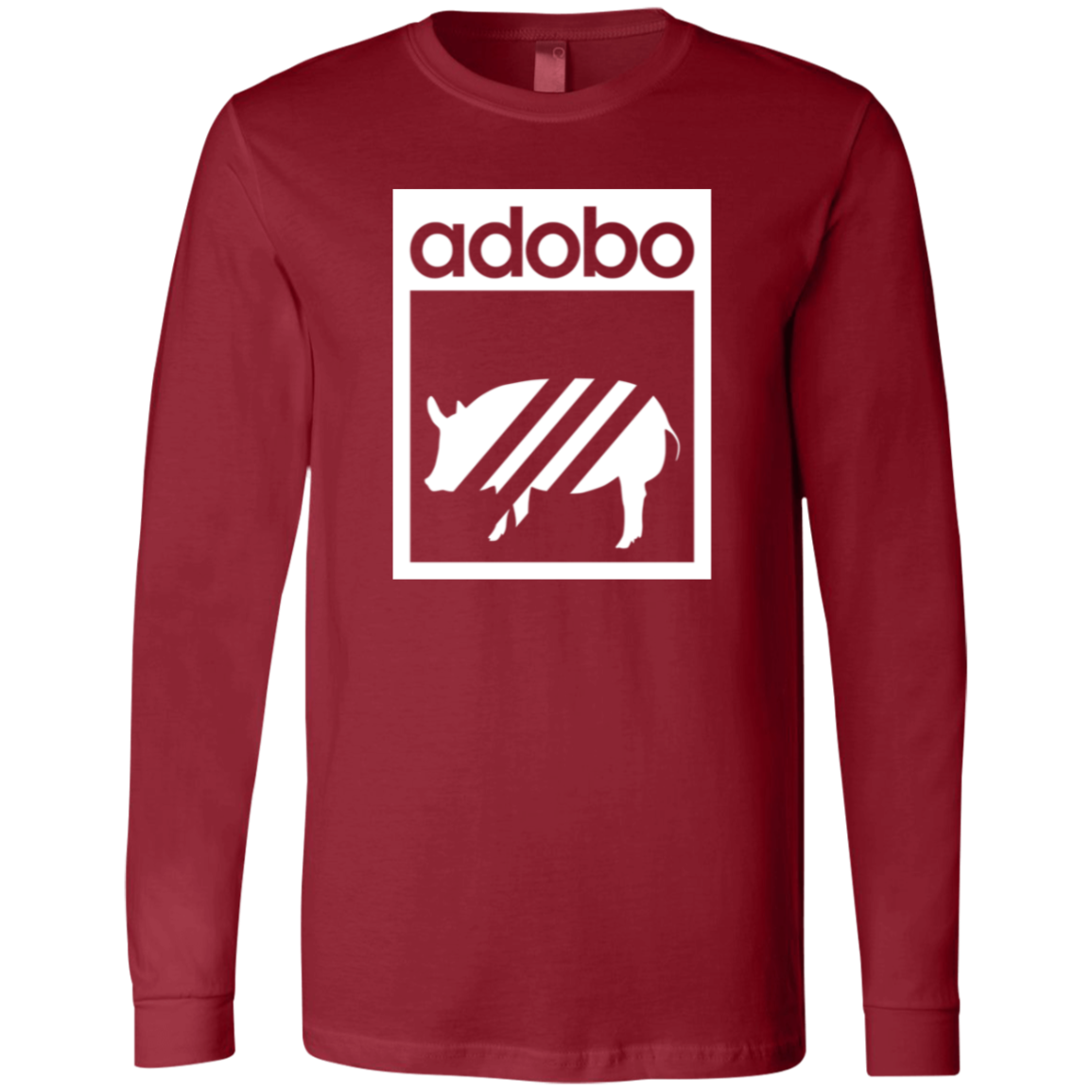 Pork Adobo Mens Jersey Long Sleeve T-Shirt