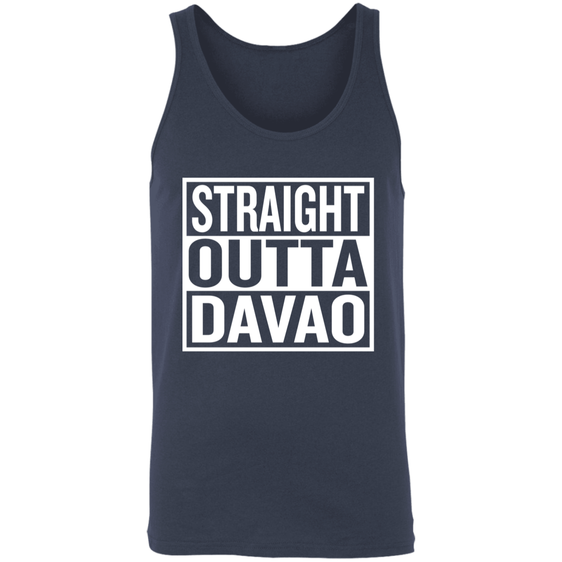 Straight Outta Davao Unisex Cotton Tank Top