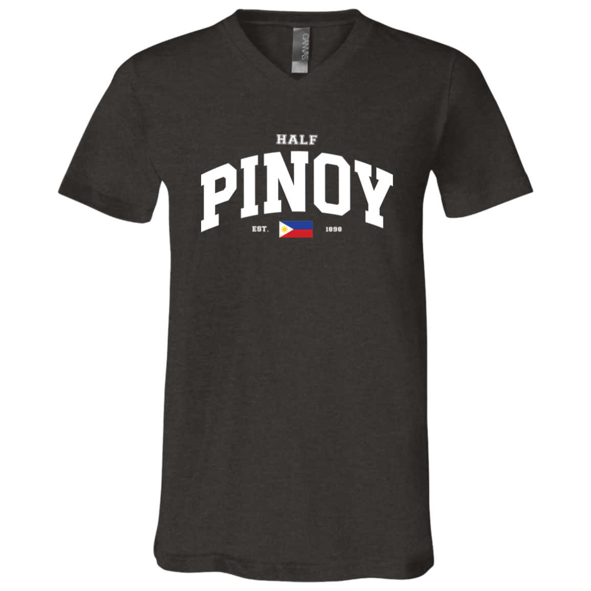 Half Pinoy Unisex Jersey V-Neck T-Shirt