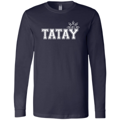 No 1 Tatay Mens Jersey Long Sleeve T-Shirt