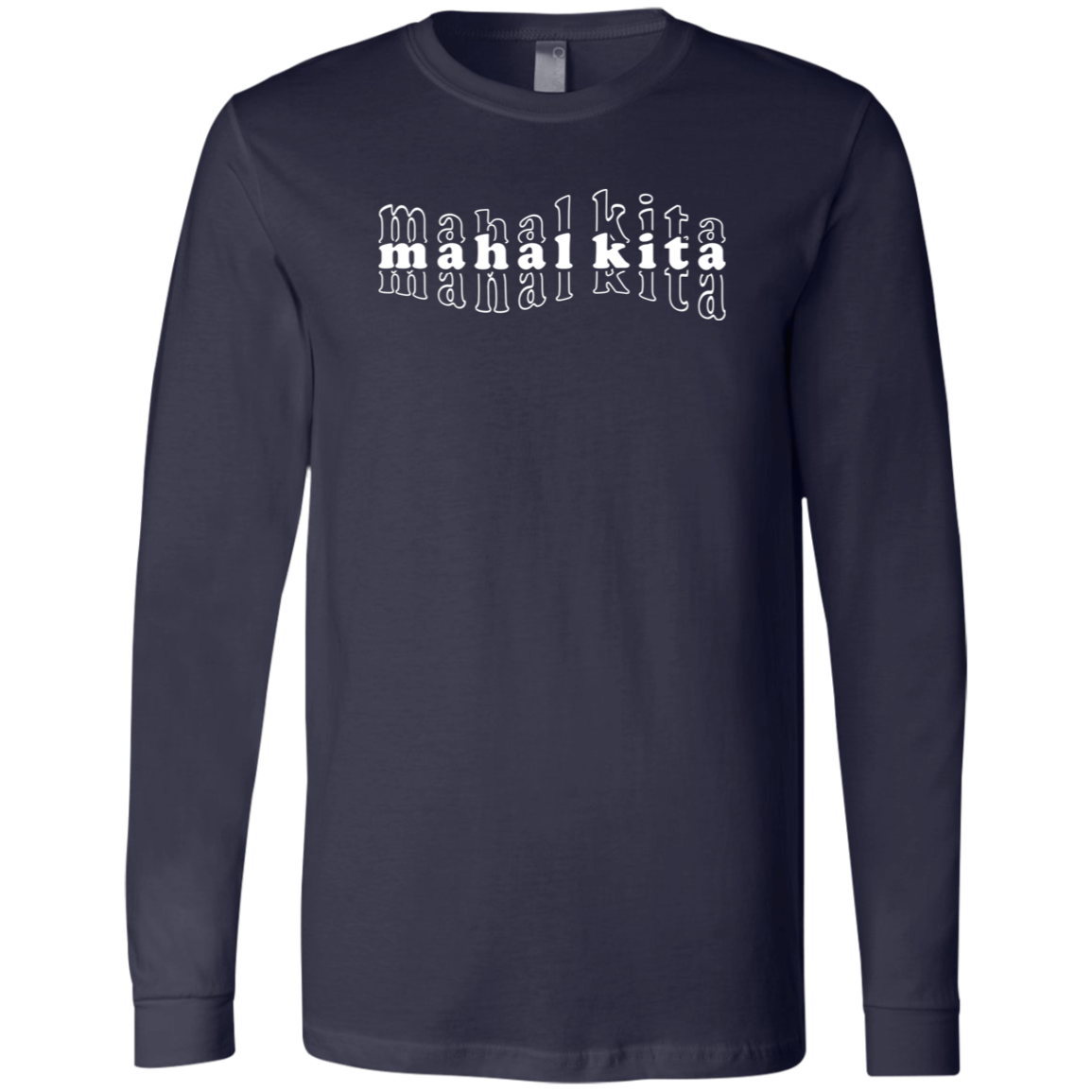 Mahal Kita Mesh Warp Unisex Jersey Long Sleeve T-Shirt