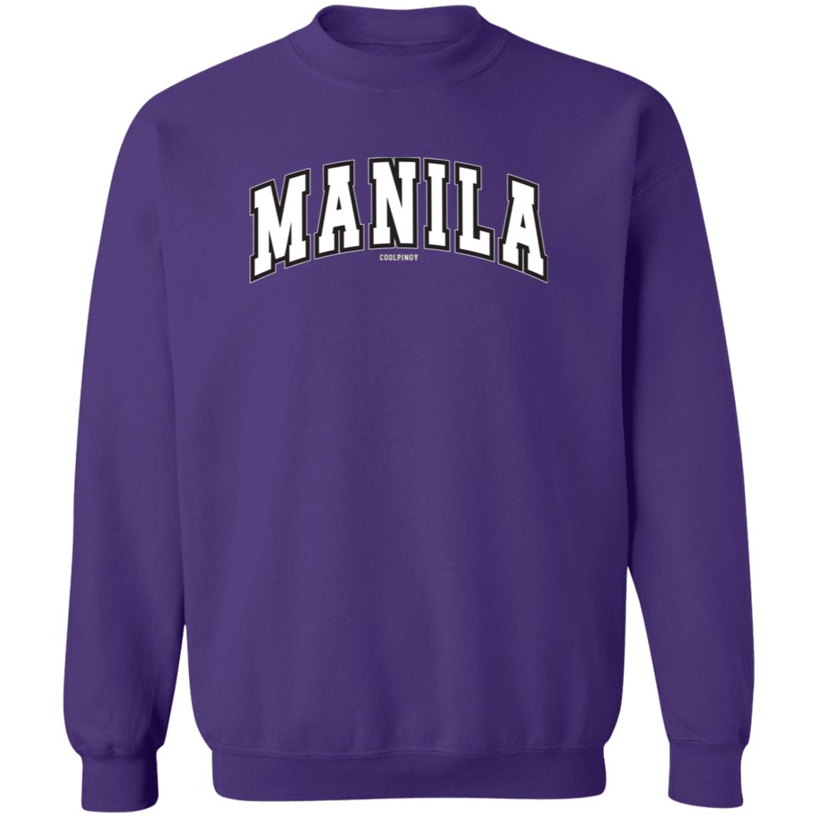 Manila Arch White CP Unisex Crewneck Pullover Sweatshirt