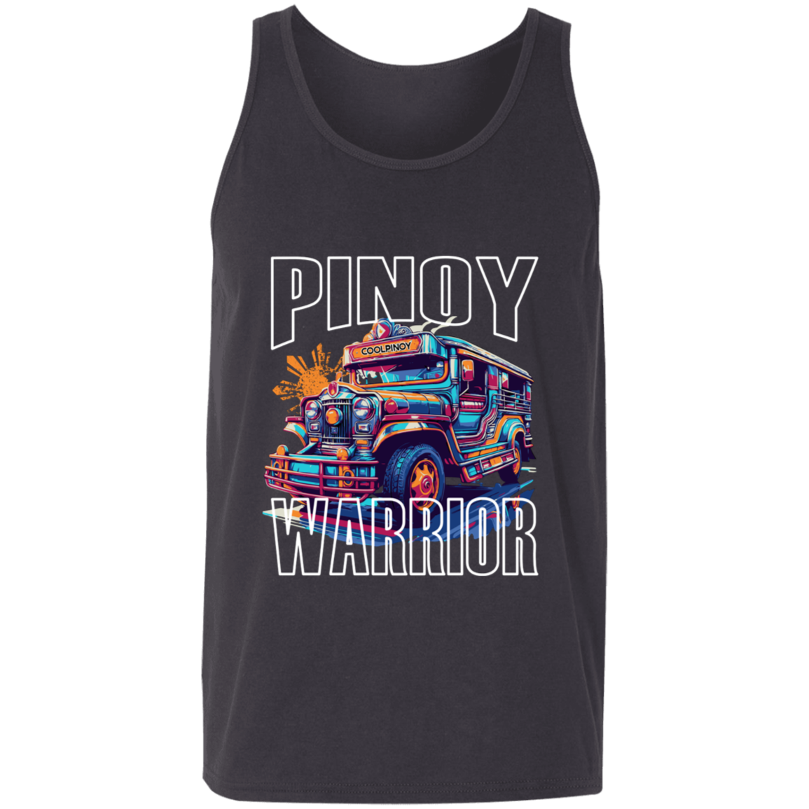 Filipino Warrior Jeepney Unisex Cotton Tank Top