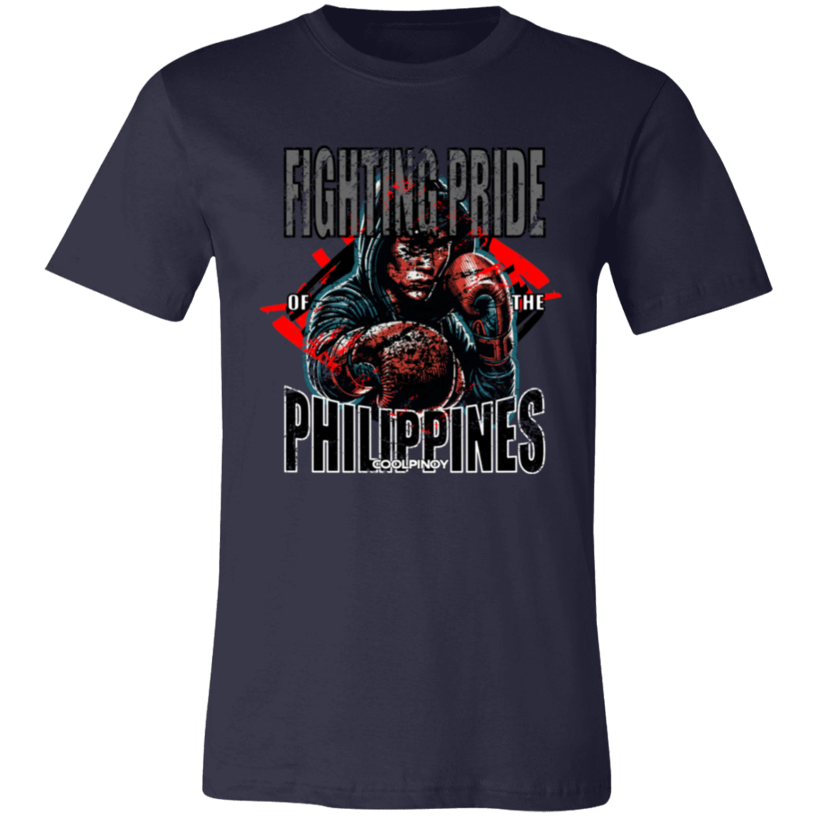 Fighting Pride Of The Philippines Boxing Unisex Jersey T-Shirt