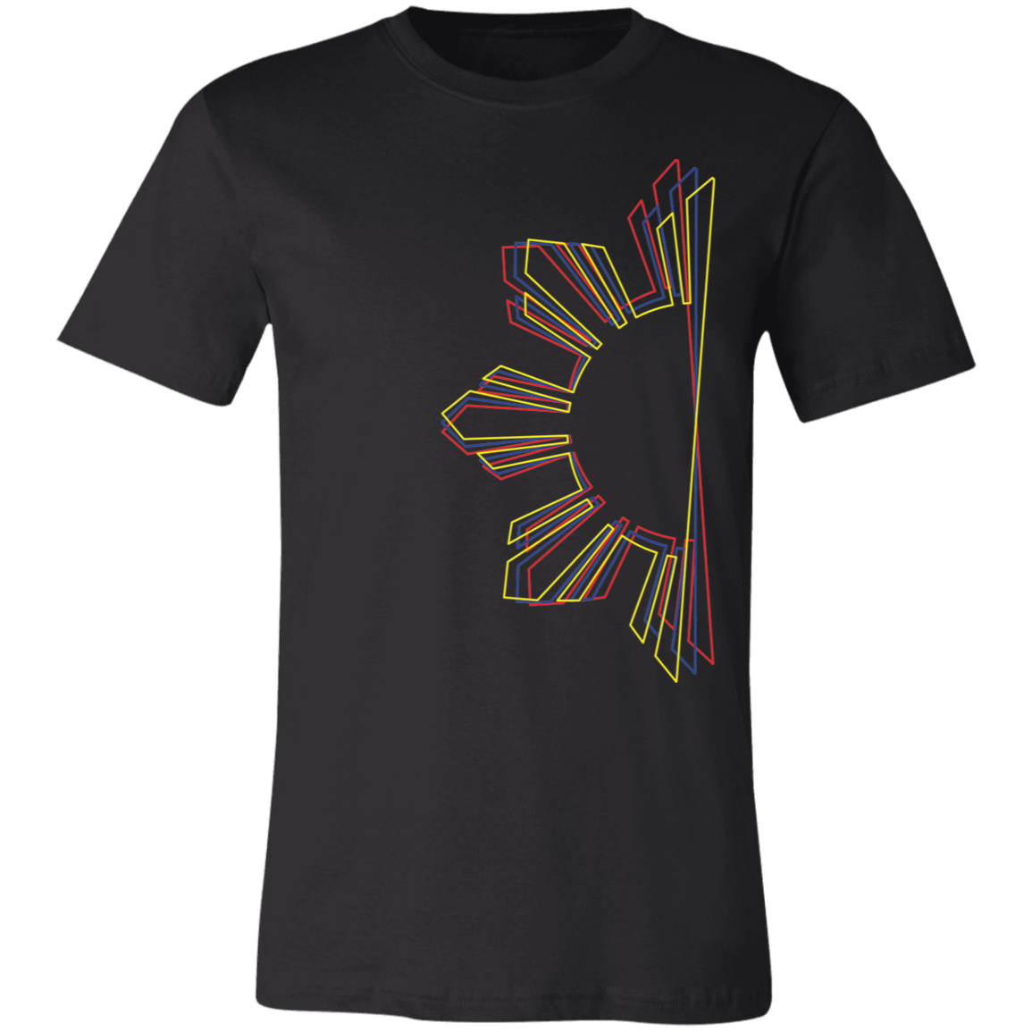 Sun and Stars 3D Unisex Jersey T-Shirt