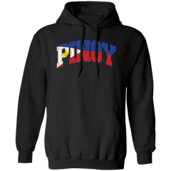 Pinoy with Flag Embedded Unisex Pullover Hoodie