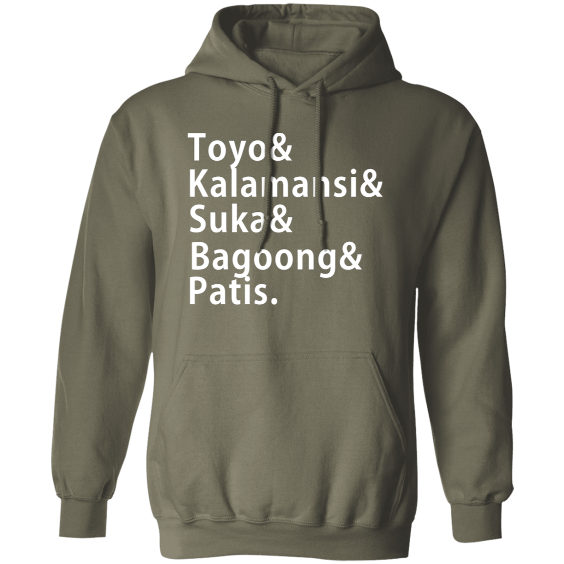 Toyo Kalamansi Suka Bagoong Patis Unisex Pullover Hoodie