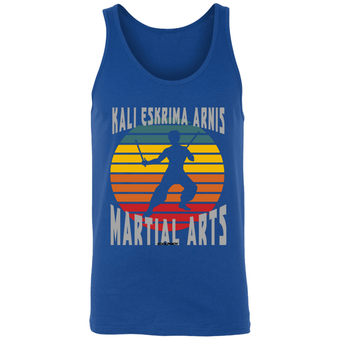 Kali Eskrima Arnis Martial Arts BL Unisex Cotton Tank Top