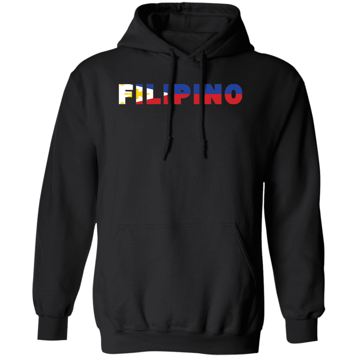 Filipino with Flag Embedded Unisex Pullover Hoodie