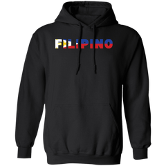 Filipino with Flag Embedded Unisex Pullover Hoodie