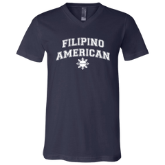 Filipino American University CP Unisex Jersey V-Neck T-Shirt