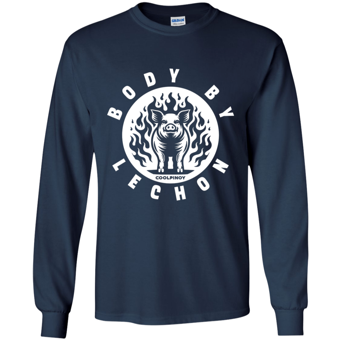 Body By Lechon Circle Youth Long Sleeve T-Shirt