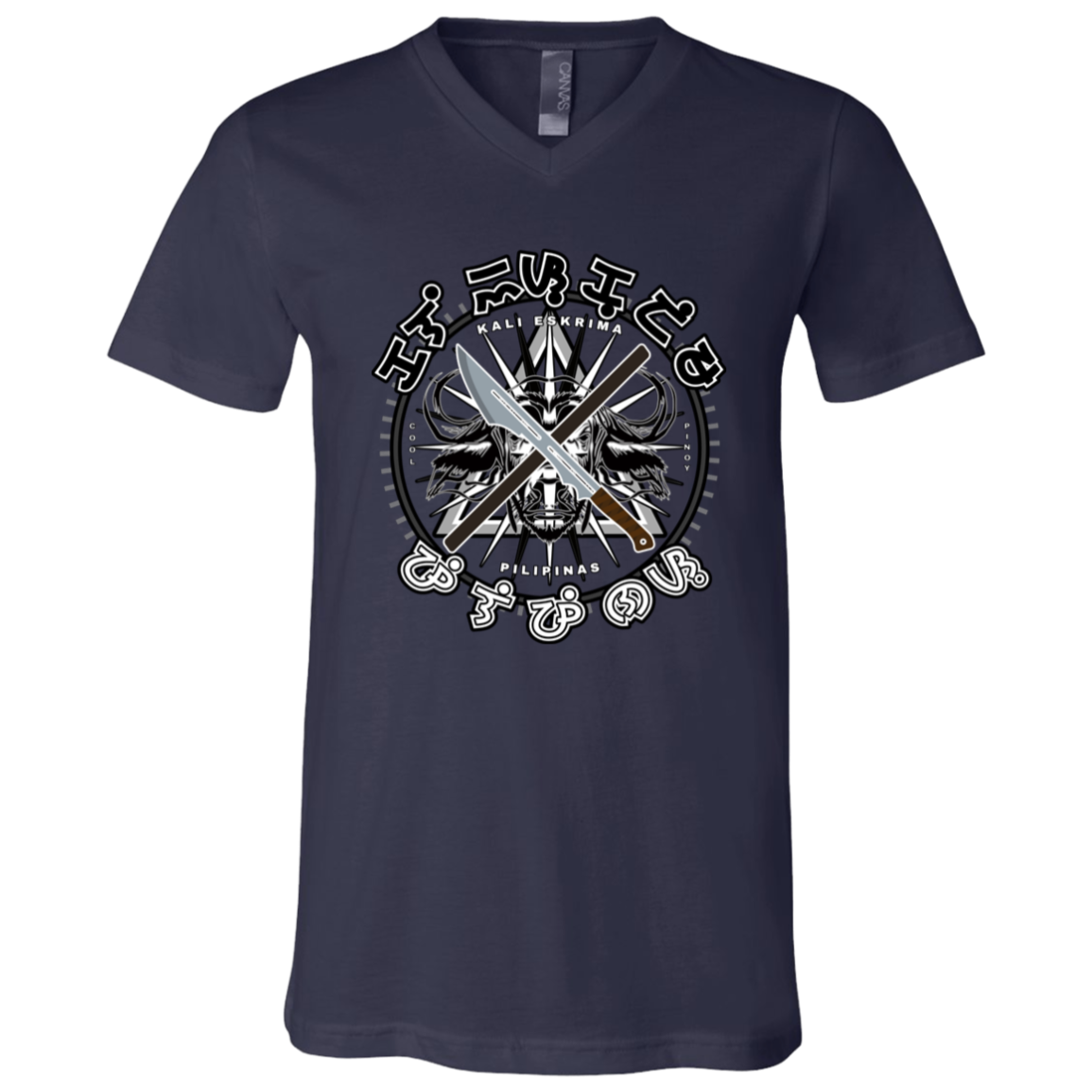 Kali Eskrima Pilipinas Unisex Jersey V-Neck T-Shirt