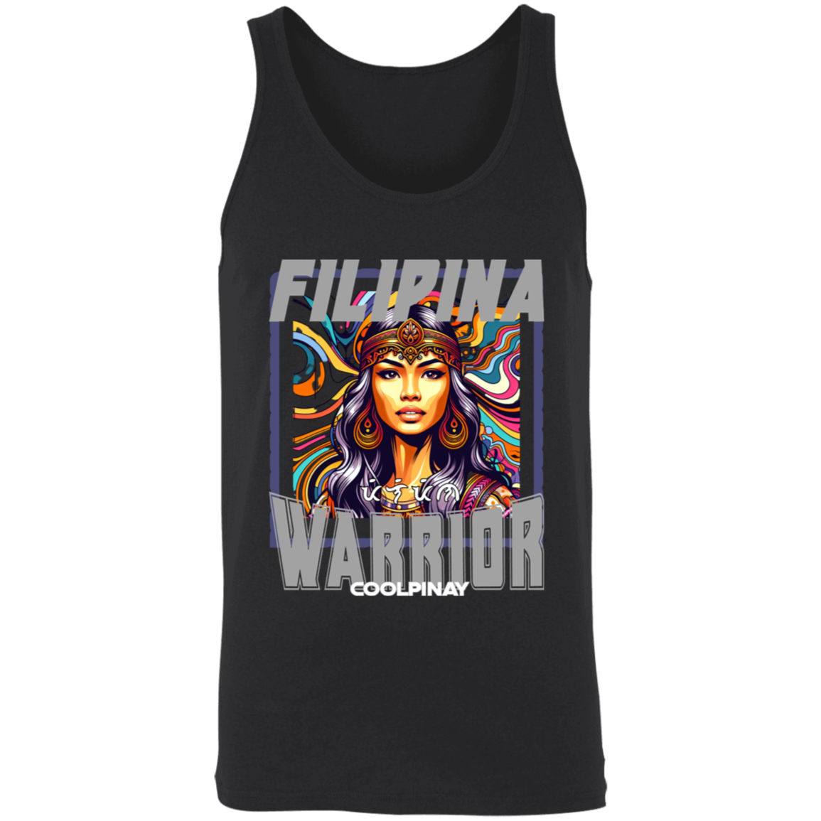 Filipina Warrior Beauty Unisex Cotton Tank Top