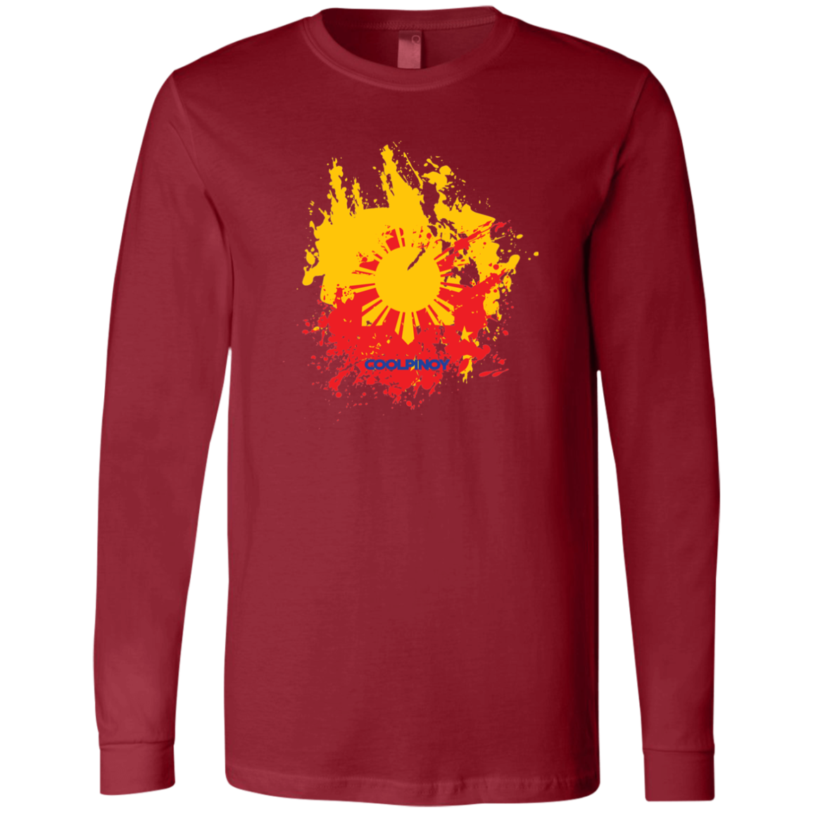 Sun and Stars Splashed Unisex Jersey Long Sleeve T-Shirt