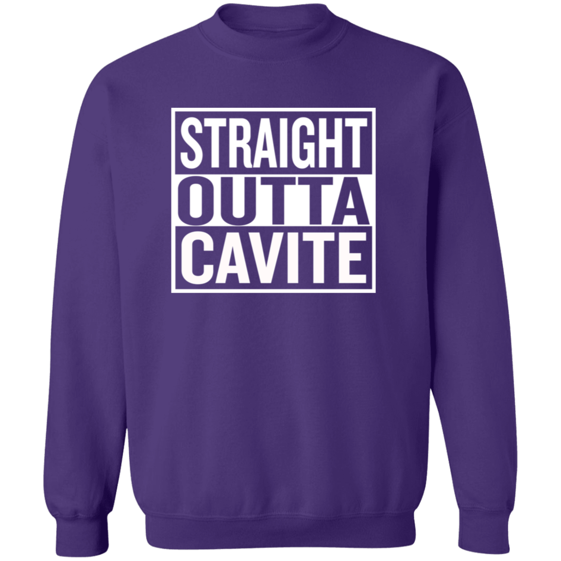 Straight Outta Cavite Unisex Crewneck Pullover Sweatshirt