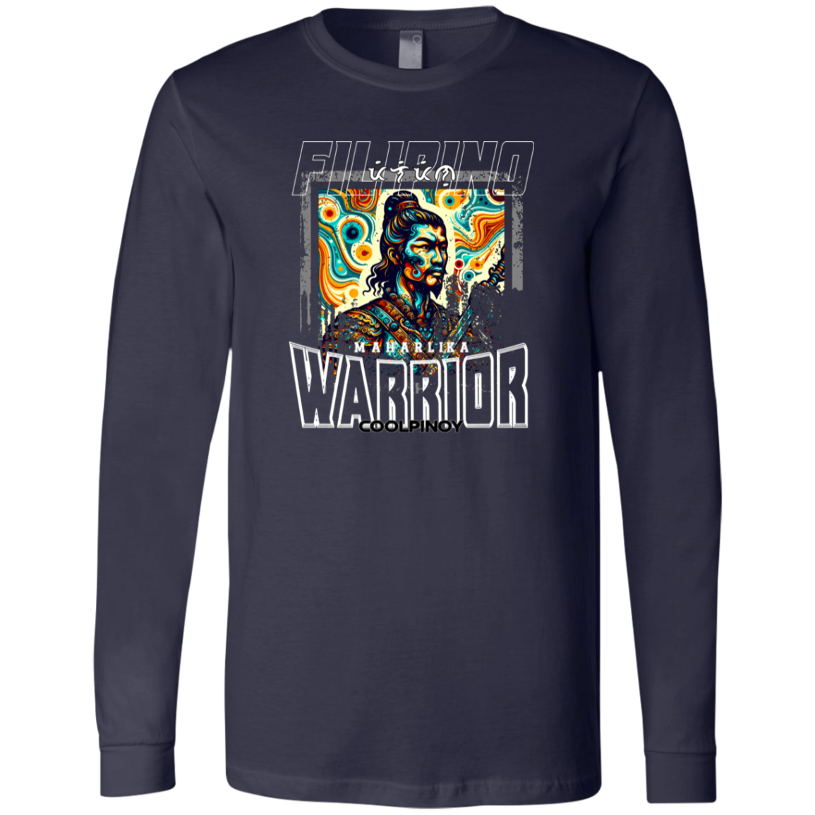 Filipino Warrior Distressed Unisex Jersey Long Sleeve T-Shirt