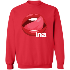 Tongue Ina Unisex Crewneck Pullover Sweatshirt