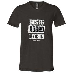 Sisig Adobo Lechon Unisex Jersey V-Neck T-Shirt