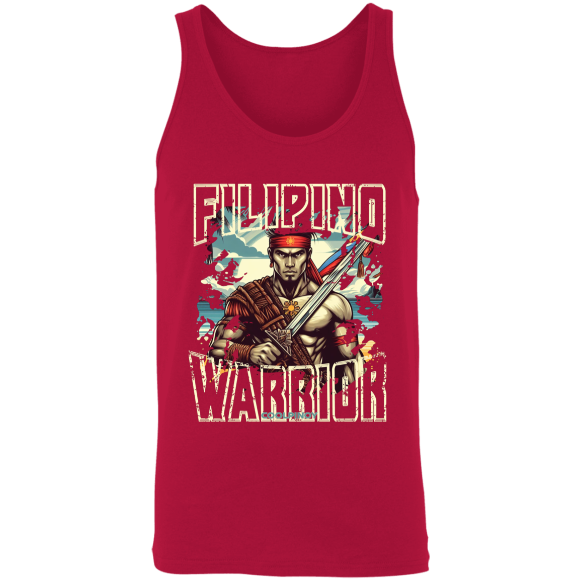 Filipino Warrior Beach Unisex Cotton Tank Top